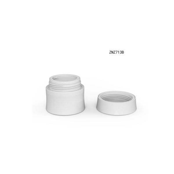 61mm Diameter Cream Jars Cosmetic Packaging Matte Clear Plastic Cosmetic Jars