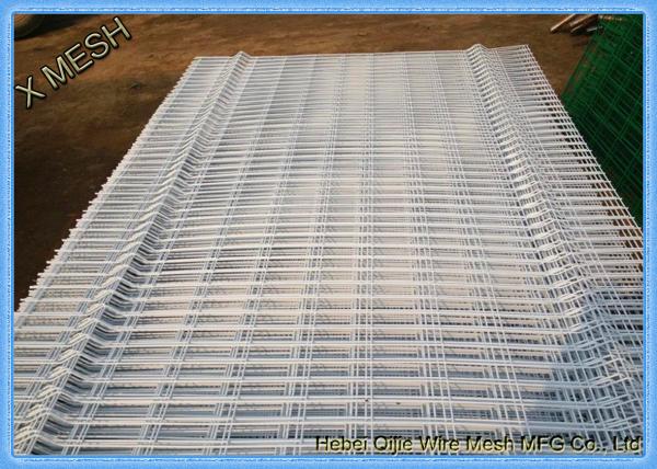 Vinyl Electrostaic Paint Curved Metal Fence Powder Galvanized welded wire fence