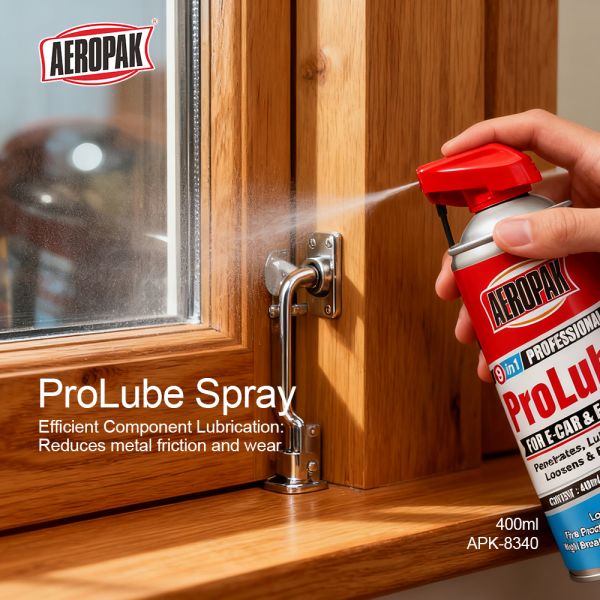 Aeropak 400ml Aerosol Transparent Colorless Non-Staining Anti-Rust Industrial Chain Lubricant Spray ROHS REACH Certified