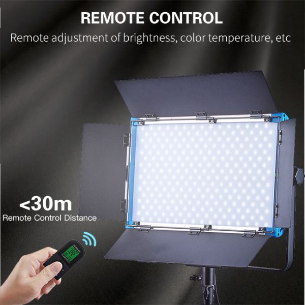 фотография дневного света 240V DMX освещает 100 светов студии ватта регулируемых с 4 дверями амбара лист