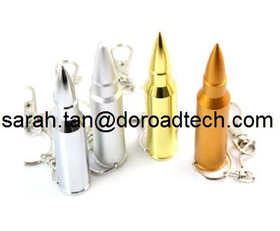 Metal Bullet USB Flash Drive, Special Gift Metal USB Pen Drives