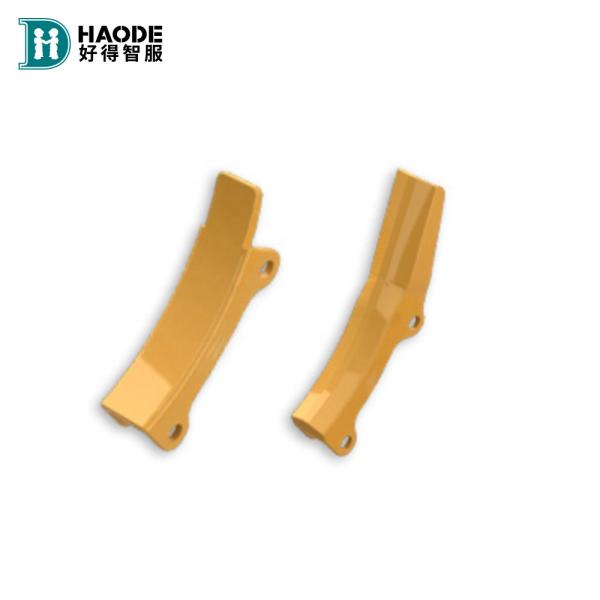 HAODE Manufacture SD13/SD16/SD22/SD32/SD42 Double Bevel Flat Motor Grader Blade Cutting Edge in Yellow