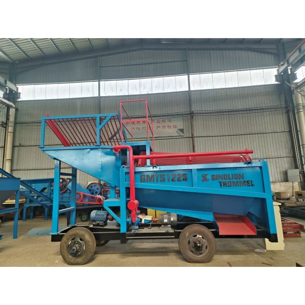 Gold Separation Mining Trommel Gold Washing Plant Equipment with Customizable Packing