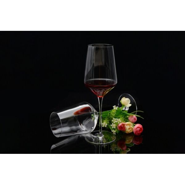 540ML Universal White And Red Wine Glasses Transparent 19oz Lead Free Hand Blown