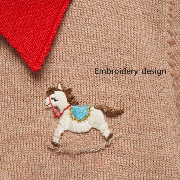 Boutique Baby Clothing Half Cardigan Autumn Girls Boys Warm Sweater 100% Cotton Fabric Knitted Kids Sweater Coat Standard
