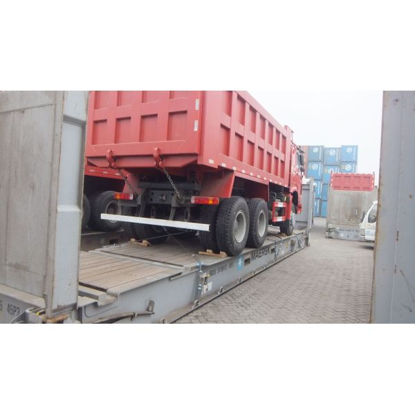 EuroII 6 X 4 371HP Heavy Duty Dump Truck , Muck Tipper Dump Truck For Carrying Muck Easy Operation Tipper Truck