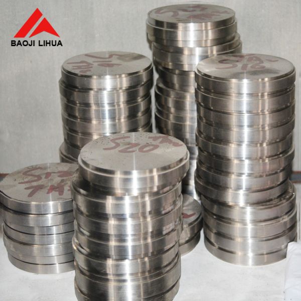 ASTM B381 Titanium Target Pure Ti Coating Sputtering Material Dia 2'' 3'' 4''