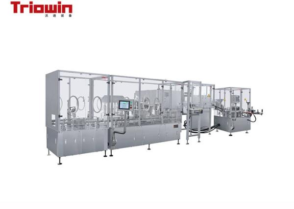 Automatic Fruit Juice Glass Bottle Filling Line Liquid Packing Machine 48000 Bottles / H