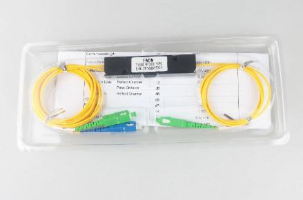 Fiber Optic Cable Adapter WDM FWDM Splitter 1X2 Coupler RoHS CE Certification