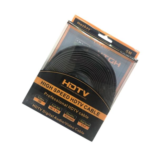 5M Flat Lan Lightning HDTV Cable For Cctv Video Computer