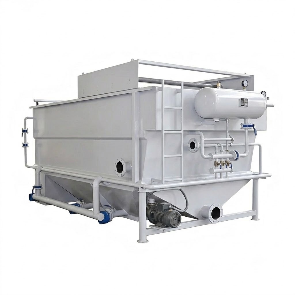 DAF Dissolved Air Flotation Clarifier System Marine 316L 2-150 m3/h for South