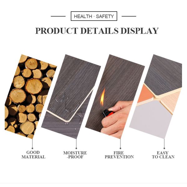 Доказательство прессформы панелей стены облицовки древесины угля водоустойчивой ткани бамбуковое