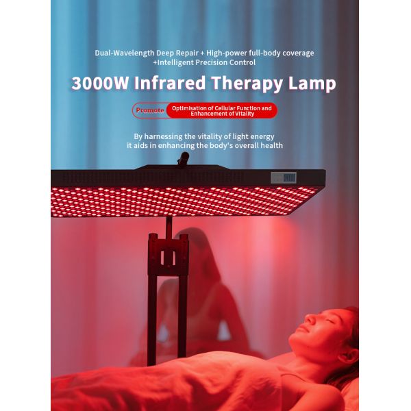 Full Body Red Therapy Light 3000W 600 Leds Red Light Therapy Panels