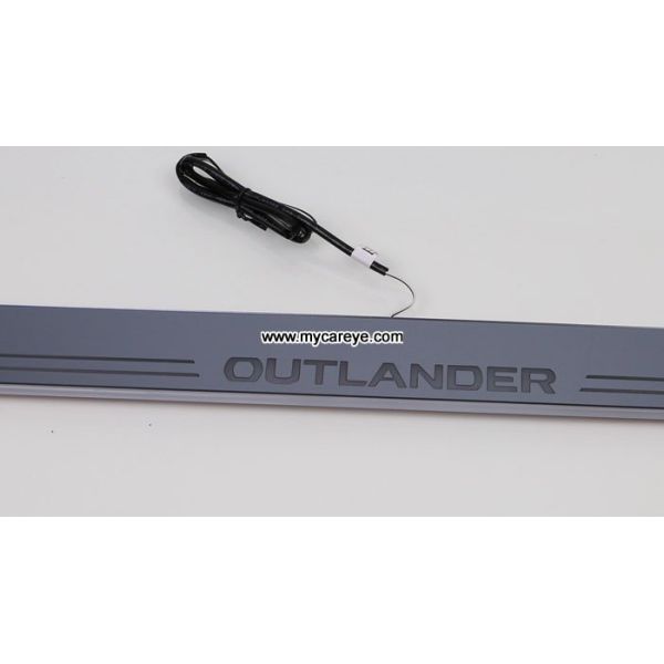 Mitsubishi Outlander car Water proof Welcome pedal auto lights sill door pedal