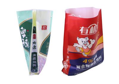 Chemical Granular Packaging Poly Woven Bags Double Stitched Environmental Friendly