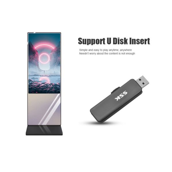 49 Smart Mirror Digital Signage with Motion Sensor - LG Panel, Android OS & Remote Management