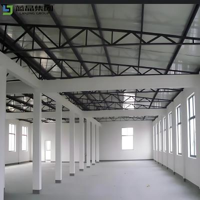 Portal Frame Structure Build Metal Shed Galvanized Steel Bolted Connection