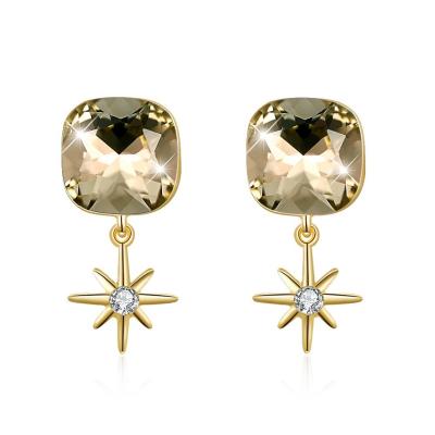 0.12oz 2.2x1cm Sterling Silver Jewelry Earring S925 Engagement Spearl Dangle Earrings