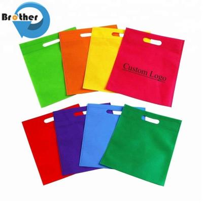 PP Woven Bag Eco Friendly Custom 100% PP Spunbond Non Woven Fabric Reusable Non Woven Shopping Bag T Shirt Bag