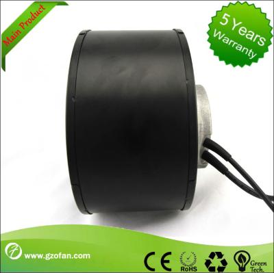 Ventilador de fã centrífugo curvado dianteiro da purificação do ar, fã centrífugo de alta pressão da entrada de C.C.