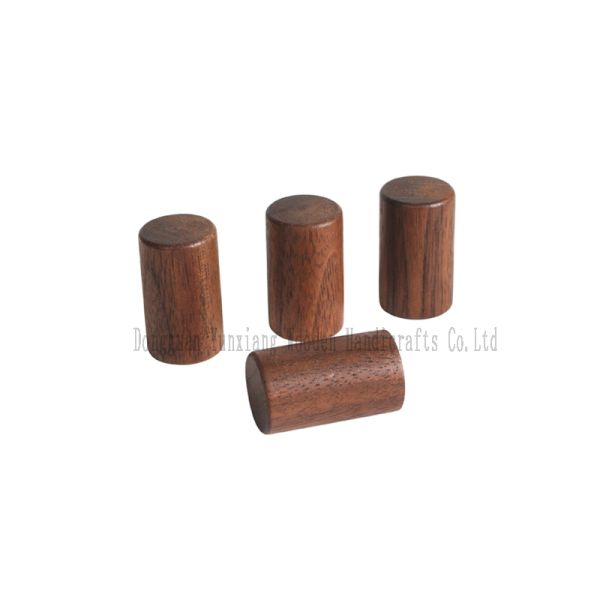 Wooden Caps for Perfume Bottles - Natural Wood Perfume Caps, Refillable Spray Bottles with Fine Mist & Wooden Lids for Cologne, Fragrance, Essential Oils