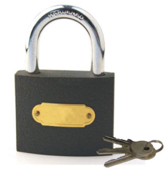 20mm-75mm Hardened Stainless Steel Shackle Safety Gery Iron Padlock