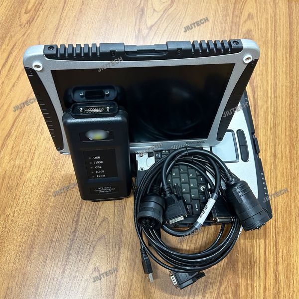 2023A ET4 478-0235 Диагностический инструмент для связи Caterpillar адаптер грузовик экскаватор испытательный сканер + ноутбук CF19