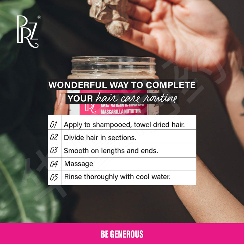 Deeply Moisturizes 400ML Nourishing Hair Mask Jojoba Oil And Ginger Extract