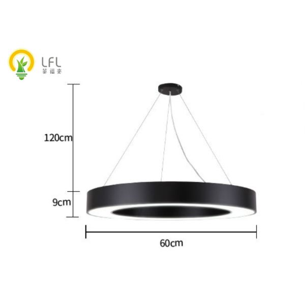 Объезжайте приспособления освещения кольца коммерчески привесные, потолочное освещение СИД 36В 1000мм круглое