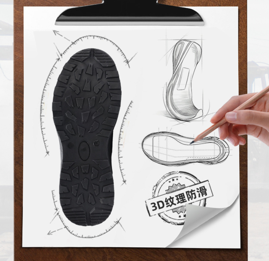 New Anti-Static Shoes Breathable Solid Outsole Suede Leather Puncture-Resistant and Impact-Resistant with Steel Toe Men’s Summer Cleanroom Shoes Wear-Resistant