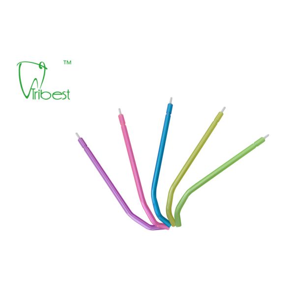 Medical Grade PVC Metal Nylon Air Water Syringe Tips Colorful Core