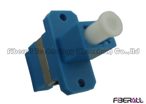 Hybrid Conversion Optical Fiber Coupler , LC To SC Fiber Adapter Low  Insertion Loss