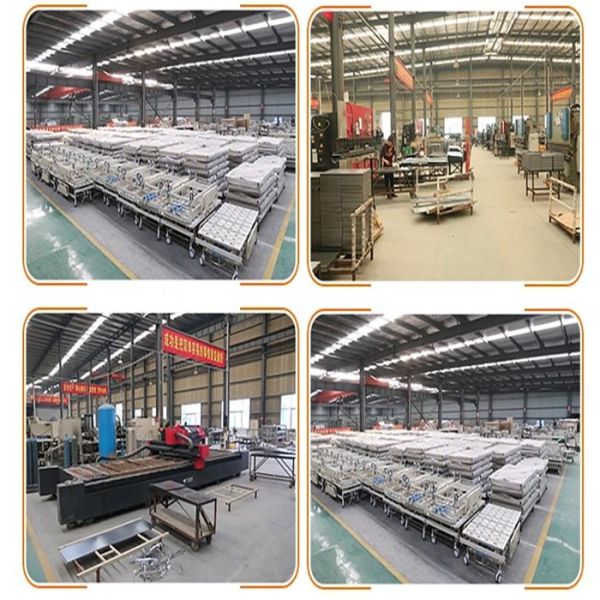 Cold Rolled Steel Medical Patient Bed Foldable Handshake