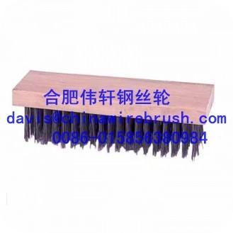 Block Type Wooden Handle Brush