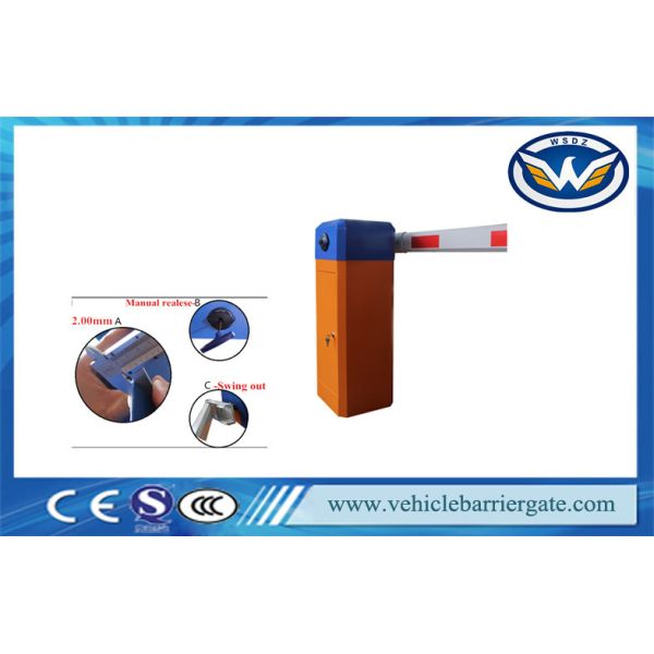 CE Custom RS485 Auto Traffic Barrier Gate With Mannual Clutch