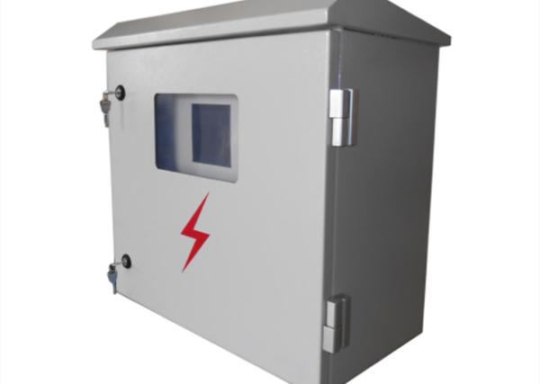 Outdoor Indoor Stainless Steel Electrical Cabinet / Anti Rust Metal Distribution Box