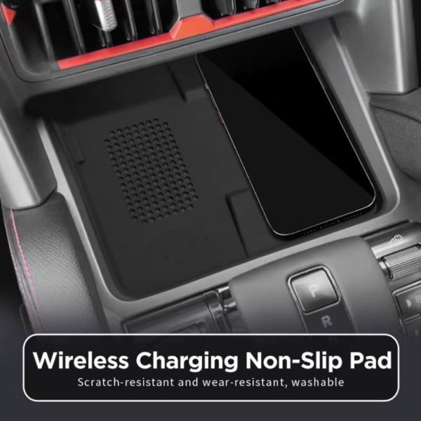 BYD Shark 2024 Wireless Charger Storage Box Plastic Non-Slip Mat Anti-Dust Dashboard Phone Accessory