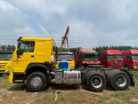 Cabeça usada do trator de Howo da mão do caminhão 6*4 segundo do trator de HOWO 375hp com boas condições