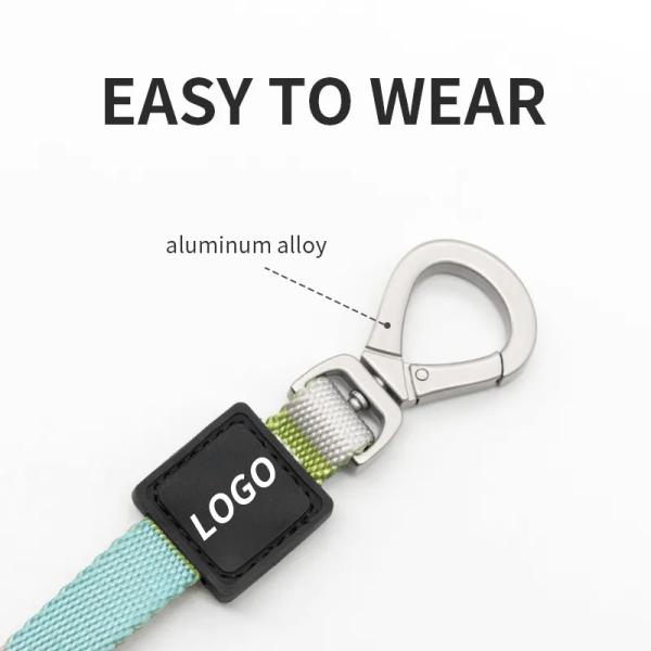 OEM Sublimation Dog Leash 150cm Length With Neoprene Padded Handle