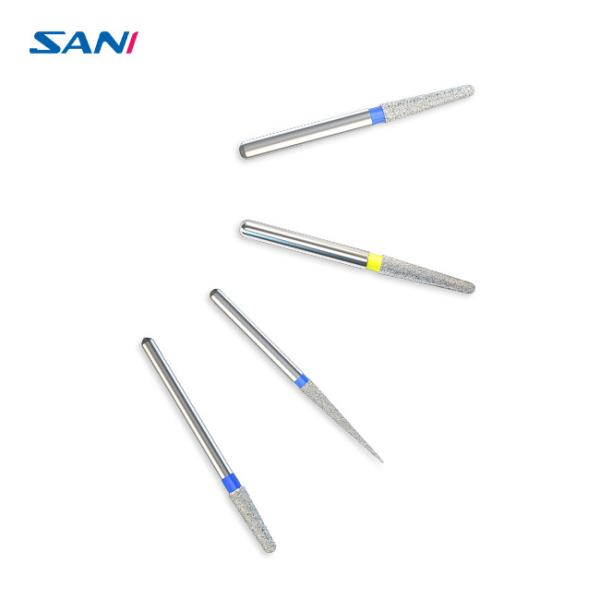 5pcs/Box de aço inoxidável FG Diamond Burs For High Speed dental Handpiece