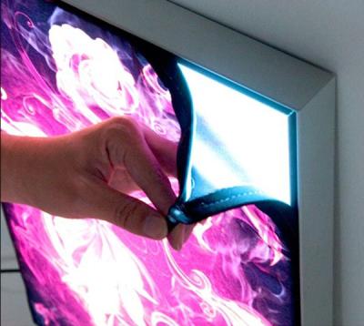 Custom Frameless CYMK Fabric Thin Light Box LED Single Side Or Double Side