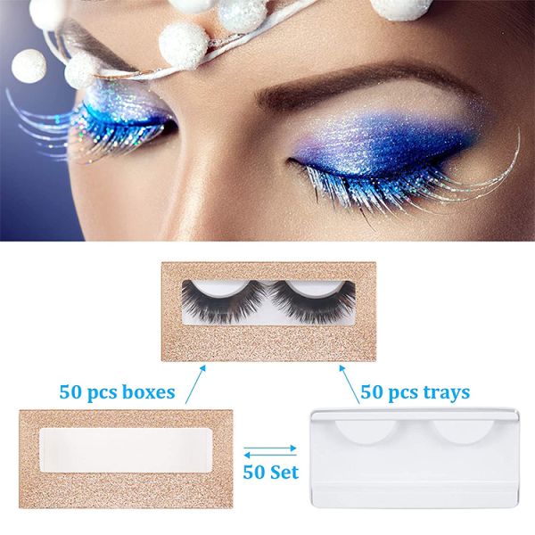 Private Label False Eyelash Packaging Box Lashes Paper Box for Printing Handling