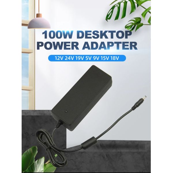 Desktop Connection Pump DC Power Supply Jack C6 C8 C14 Socket Adapter 12V 19V 24V 100W AC DC Adaptor