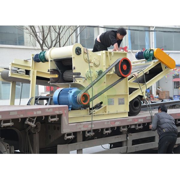 Large Waste Wood Crushing Machine , Tree Crushing Machine 2500r / Min Speed