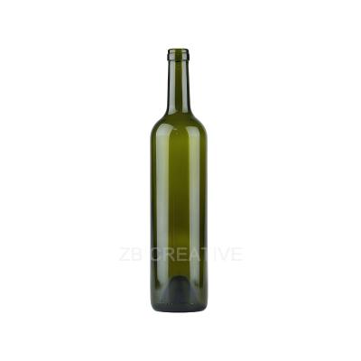 Estate Reserve Empty Wine Glass Bottle 750ml  650g 1744K Bordeaux Wine Bottle