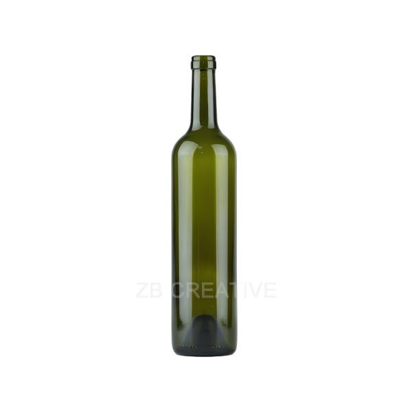 Estate Reserve Empty Wine Glass Bottle 750ml  650g 1744K Bordeaux Wine Bottle