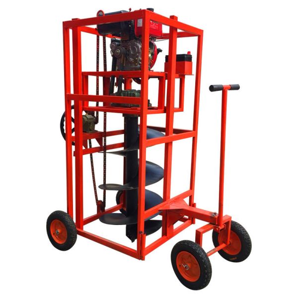 Customized Earth Auger Ground Hole Drilling Machine for Soil Drilling on 2.5 Ton Excavator