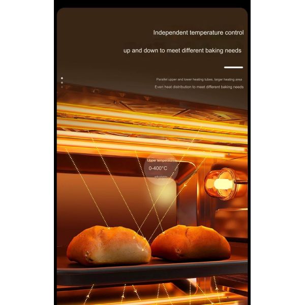 Suitable for Baking Bread Cake Pizza 3-layer 6-tray Electric Heating Commercial Oven