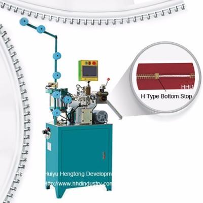Apparel Footwear Auto Metal Zipper Machine H Type Bottom Stop Machine