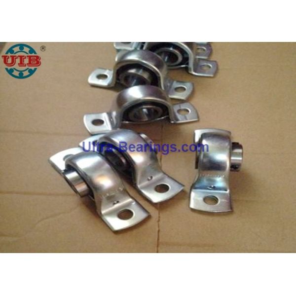 UCPP204 Spherical Ball Bearing With Zinc Plated Pressed Steel Housing For Textile Machine